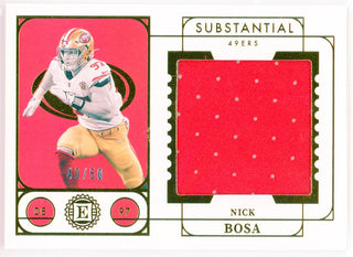 Nick Bosa 2021 Panini Encased Substantial Patches Card