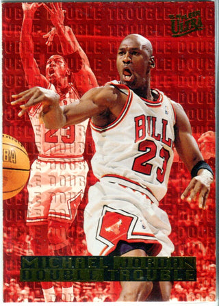 Michael Jordan 1995 Fleer Ultra Double Trouble Card