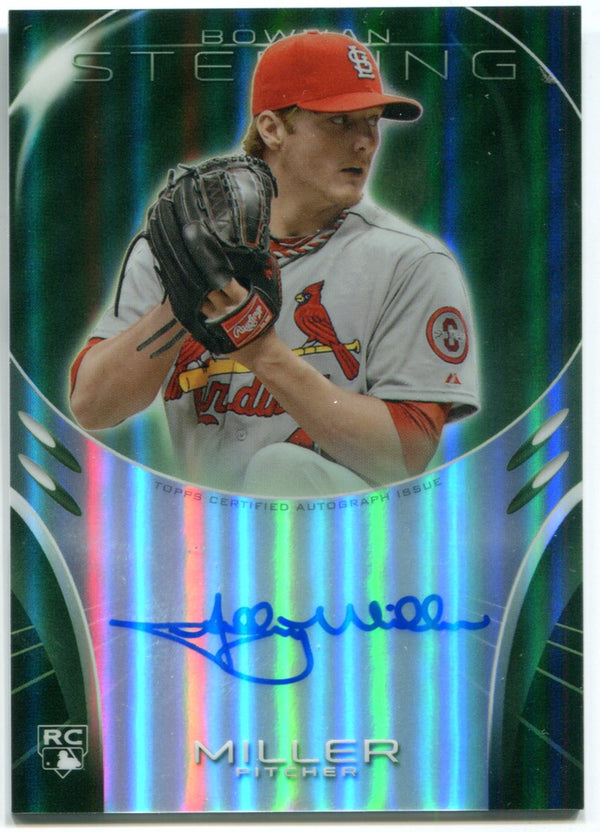 Shelby Miller Autographed Bowman Sterling Rookie Card #73/125