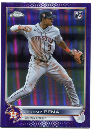 Jeremy Pena Topps Chrome Purple Rookie