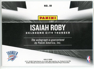 Isaiah Roby Autographed 2021 Panini Father's Day Rookie Patch Card #IR