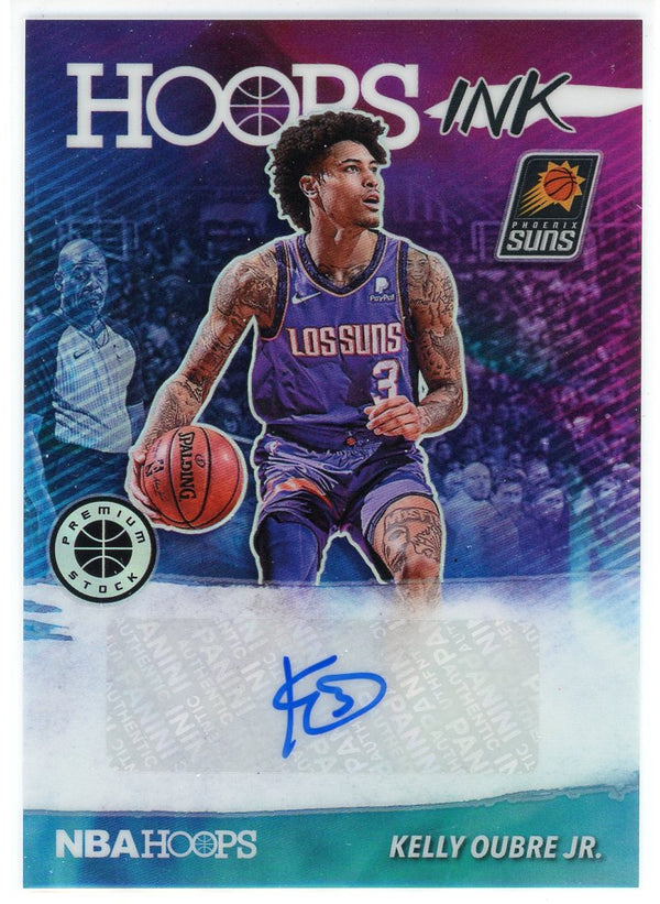 Kelly Oubre Jr. Autographed 2020-21 Panini Hoops Premium Stock Prizm Card #HI-KOJ