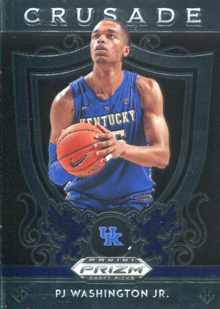 P.J. Washington Jr. 2019-20 Panini Prizm Draft Crusade Rookie Card