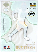 AJ Dillon 2020 Panini Illusions Mystique Rookie Card #MY12