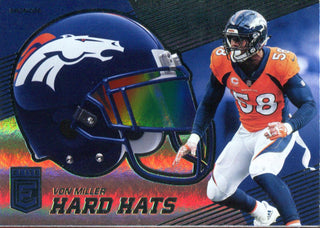 Von Miller 2018 Panini Donruss Elite Hard Hats Insert Card