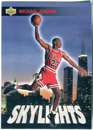 Michael Jordan 1993 Upper Deck Skylights Card