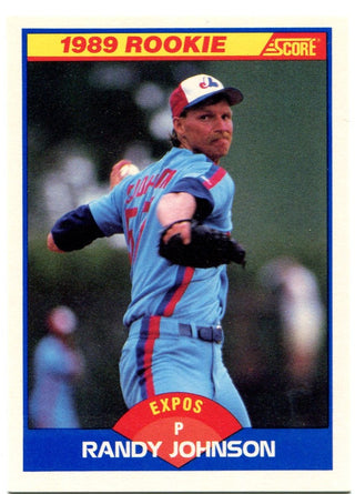 Randy Johnson 1989 Score Rookie Card