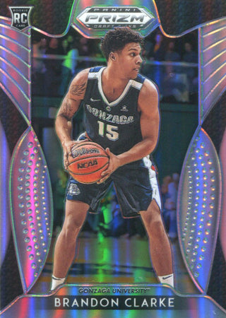 Brandon Clarke 2019-20 Panini Prizm Draft Silver Rookie Card