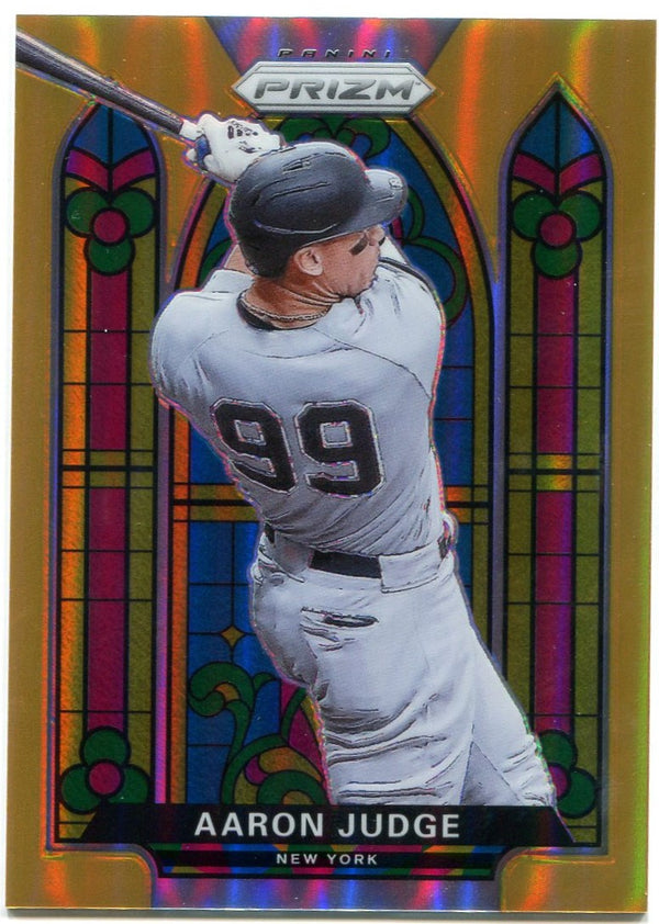 Aaron Judge Panini Prizm Stained Glass 039/100