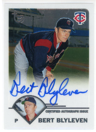 Bert Blyleven Autographed 2003 Topps Card #TA-BB