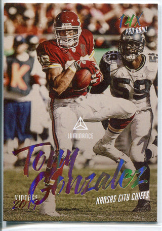 Tony Gonzalez 2019 Panini Luminance Insert Card