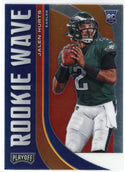 Jalen Hurts 2020 Panini Playoff Rookie Wave Card #RW-22