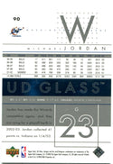 Michael Jordan Upper Deck UD Glass