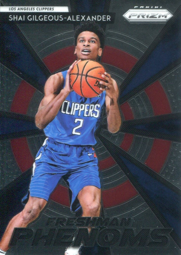 Shai Gilgeous-Alexander 2018 Panini Prizm Freshman Phenoms Rookie Card #15