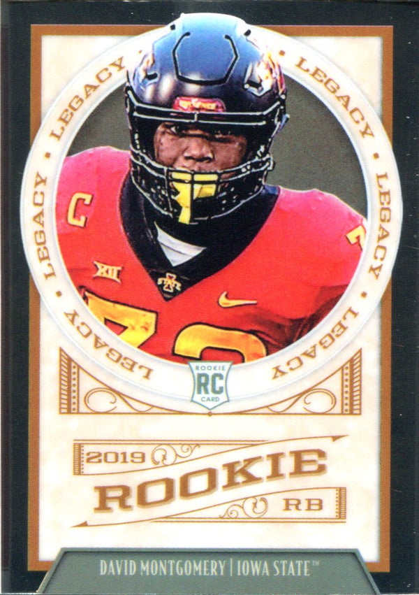 David Montgomery 2019 Panini Legacy Silver Rookie Card