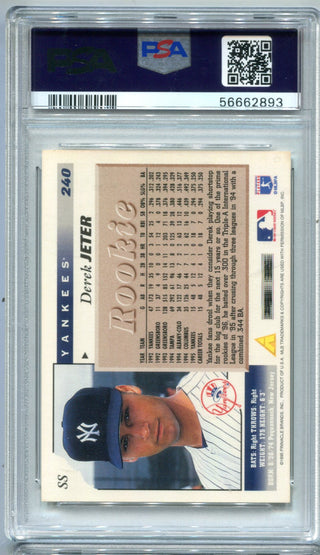 Derek Jeter 1996 Score #240 PSA 8 Card