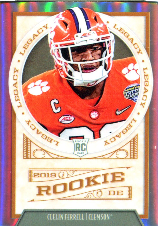 Clelin Ferrell 2019 Panini Legacy Silver Rookie Card