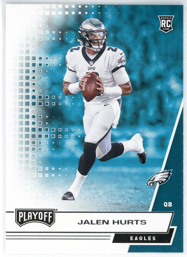 Jalen Hurts 2020 Panini Playoff Rookie Card #214