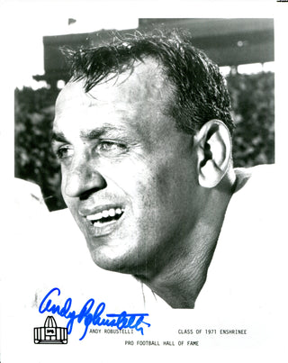 Andy Robustelli Autographed 8x10 Photo