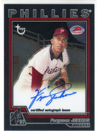 Fergie Jenkins Autographed 2004 Topps Card #TA-FJ