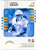 Joshua Kelley 2020 Panini Absolute Rookie Materials Card #40