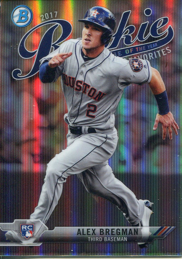 Alex Bregman 2017 Bowman Chrome Rookie Card