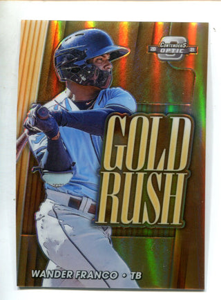 Wander Franco 2021 Contenders Optic Gold Rush #GR3 Card