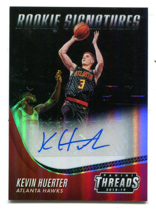 Kevin Huerter 2018 Panini Threads Rookie Signatures #15 RC