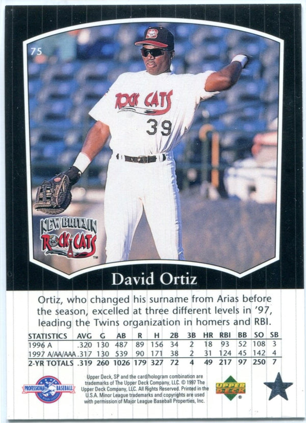 David Ortiz SP Upper Deck Card