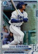 Xavier Edwards 2021 Bowman Chrome Card