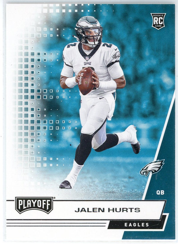 Jalen Hurts 2020 Panini Playoff Rookie Card #214