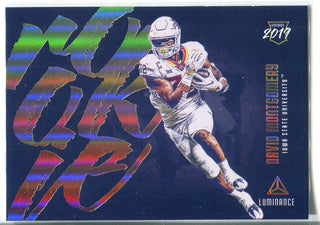 David Montgomery 2019 Panini Luminance Insert Rookie Card