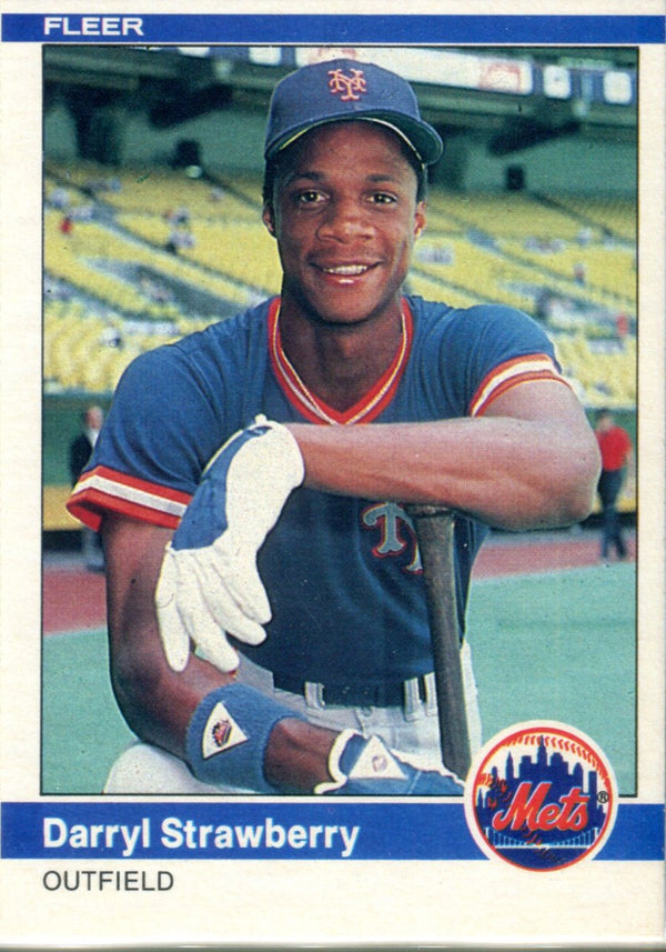 Darryl Strawberry 1984 Fleer Card