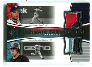 Jeremy Hermida/Jason Kubel 2006 Upper Deck Ultimate Tandem Patches #UTHK 10/35