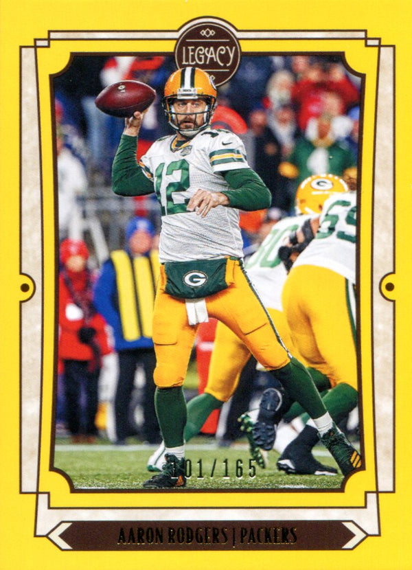 Aaron Rodgers 2019 Panini Legacy Insert Card