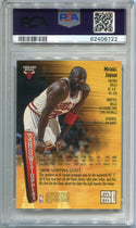 Michael Jordan 1997 Topps Finest Card (PSA NM-MT 8)