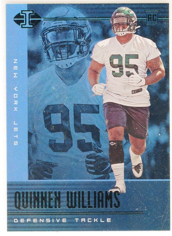 Quinnen Williams 2019 Panini Illusions Blue Rookie Card #61