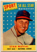 Stan Musial 1958 Topps Card #476