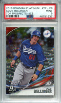 Cody Bellinger 2016 Bowman Platinum Top Prospects Ice Rookie Card #TP-CB (PSA)