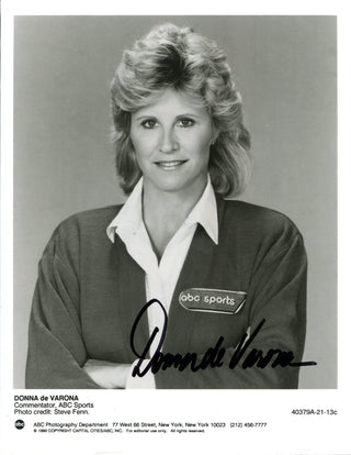 Donna De Varona Autographed 6x9 Photo