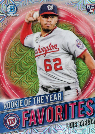 Luis Garcia 2021 Bowman Chrome Rookie Card