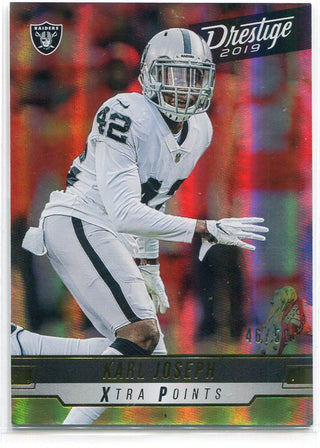 Karl Joseph 2019 Panini Prestige Xtra Points Insert Card