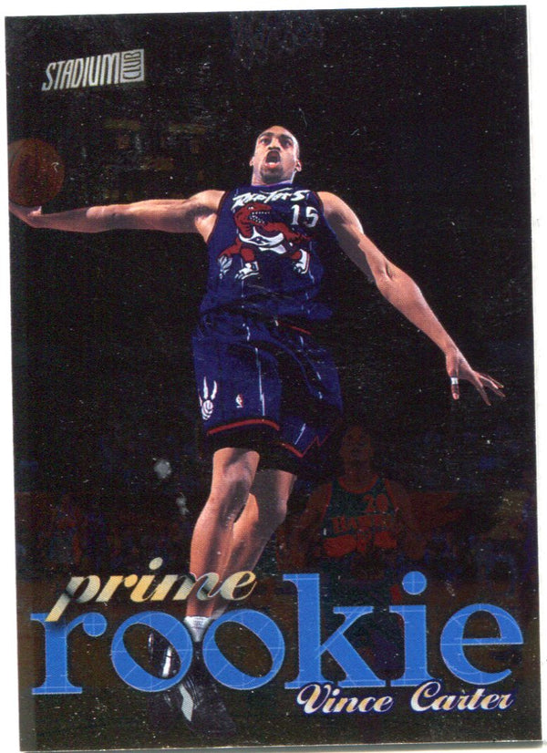 Vince Carter 1999 Stadium Club Unsigned Rookie Card