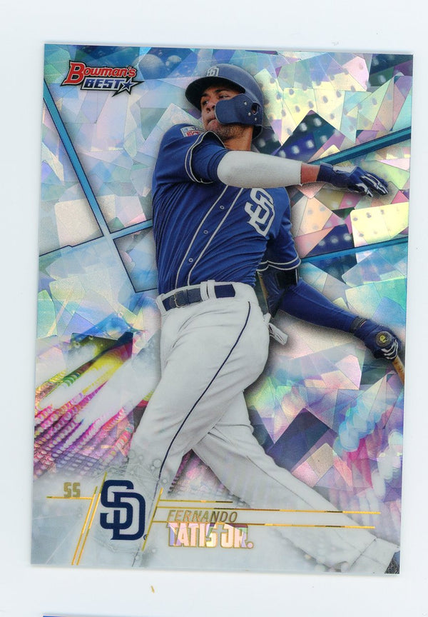 Fernando Tatis Jr. 2018 Topps Bowmans Best #TP24 Cracked Ice