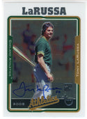 Tony LaRussa Autographed 2005 Topps Card #TA-TL