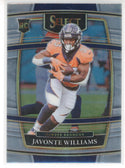 Javonte Williams 2021 Panini Select Rookie Card #57