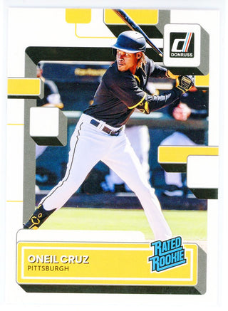 Oneil Cruz 2022 Panini Donruss Rookie Card #80