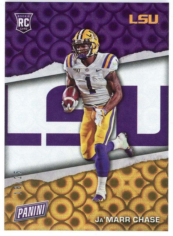 Ja'Marr Chase 2021 Panini Father's Day Rookie Card #RC19