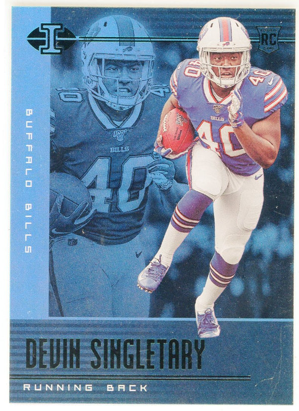 Devin Singletary 2019 Panini Illusions Blue Rookie Card #62