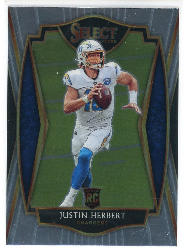 Justin Herbert 2020 Panini Select Premier Level Rookie Card #144